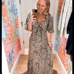 Lilly Pulitzer Clairanne Elbow Sleeve Maxi Dress